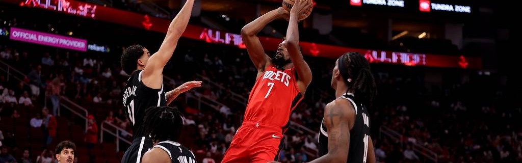 杜兰特19+6申京21+6 火箭大胜篮网取首胜