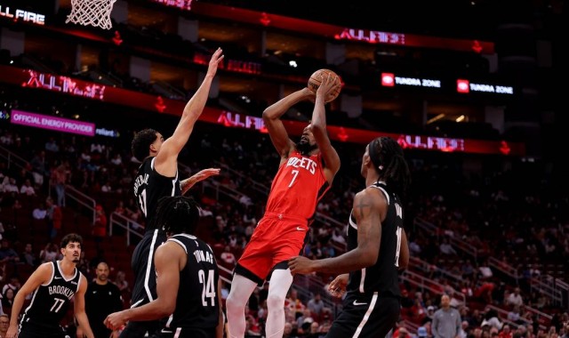 杜兰特19+6申京21+6 火箭大胜篮网取首胜