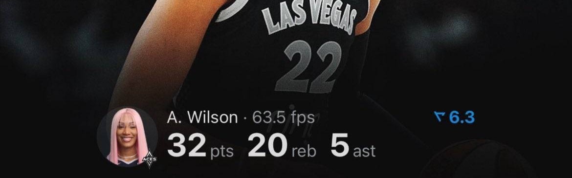 恐怖如斯!阿贾-威尔逊爆砍32+20+5 WNBA历史首人