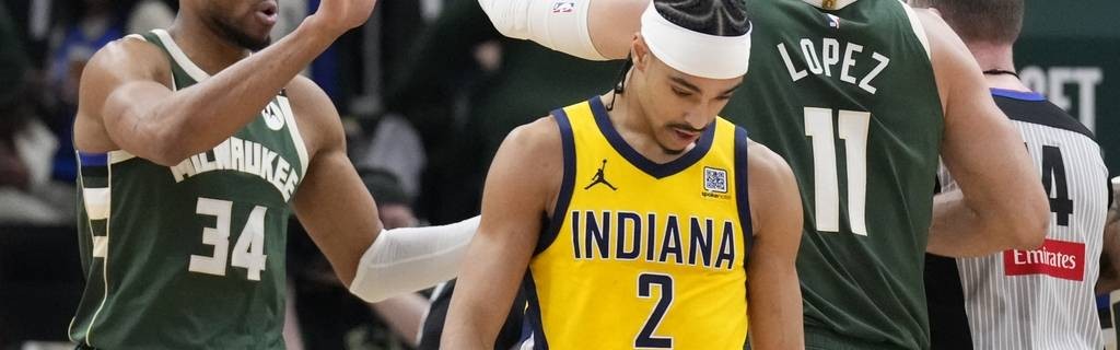 特伦特9记三分字母哥37+12 雄鹿大胜步行者总分1-2