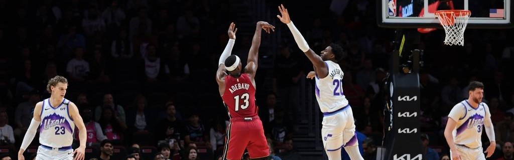 维金斯26分阿德巴约23+11空砍 热火不敌爵士