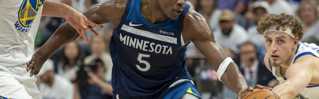 爱德华兹带伤20+9库里缺阵 勇士不敌森林狼总分1-1