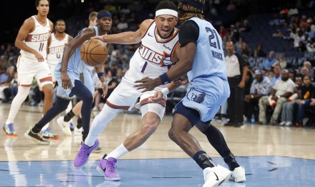 布克36分格林21+6 伯顿17分太阳大胜灰熊